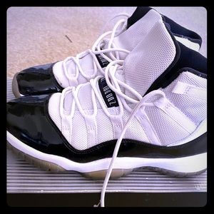 Black and White Retro 11 Jordan’s